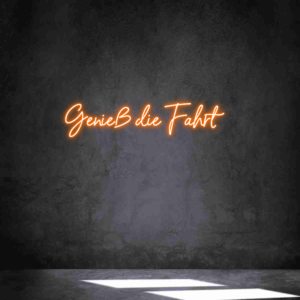 Individuelles Neon: Genieß die Fa...