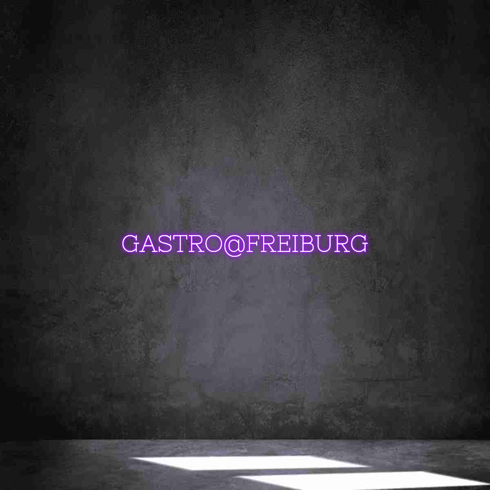 Individuelles Neon: GASTRO@FREIBURG