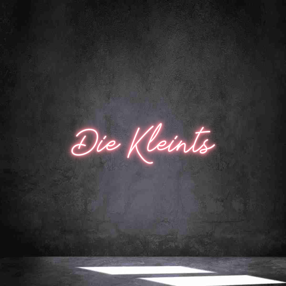 Individuelles Neon: Die Kleints