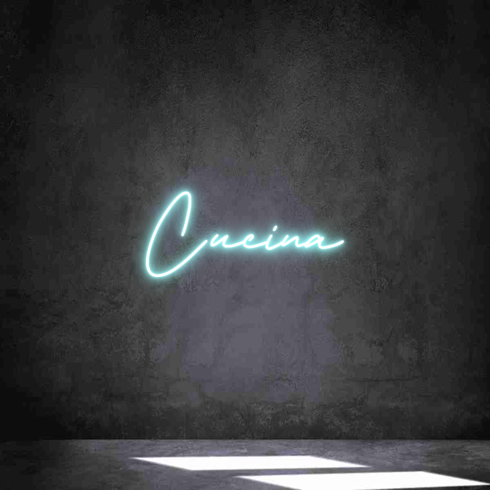 Individuelles Neon: Cucina