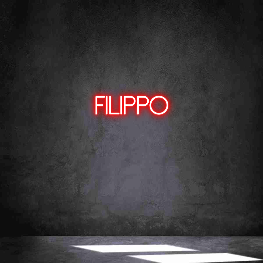 Individuelles Neon: Filippo