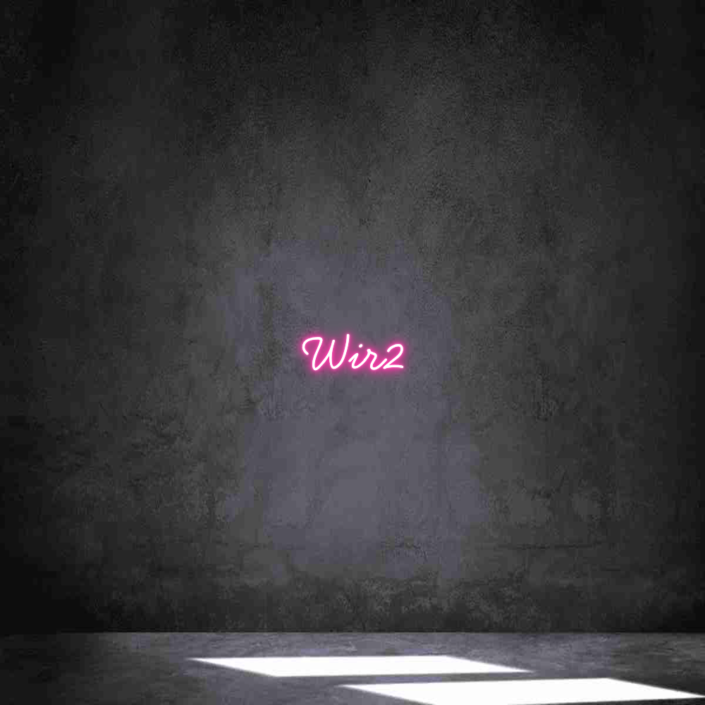 Individuelles Neon: Wir2