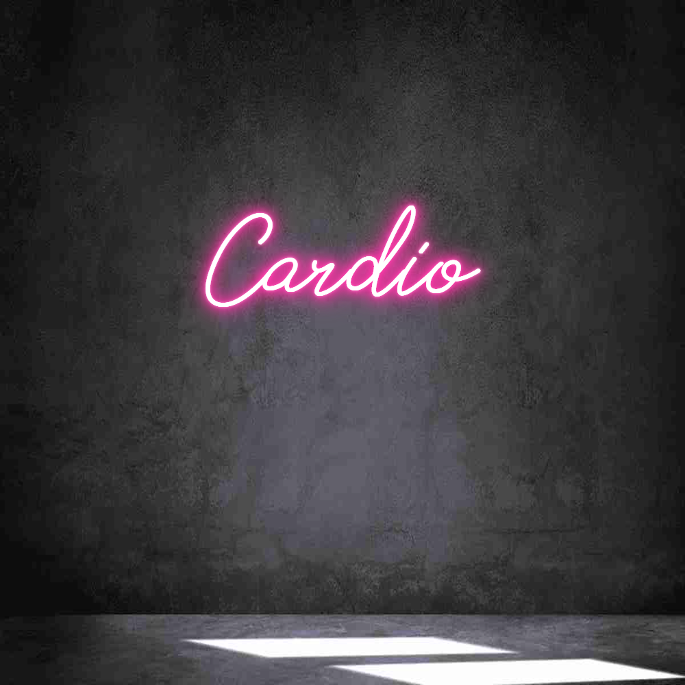 Individuelles Neon: Cardio