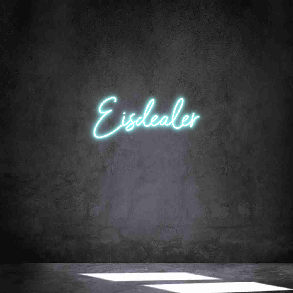 Individuelles Neon: Eisdealer