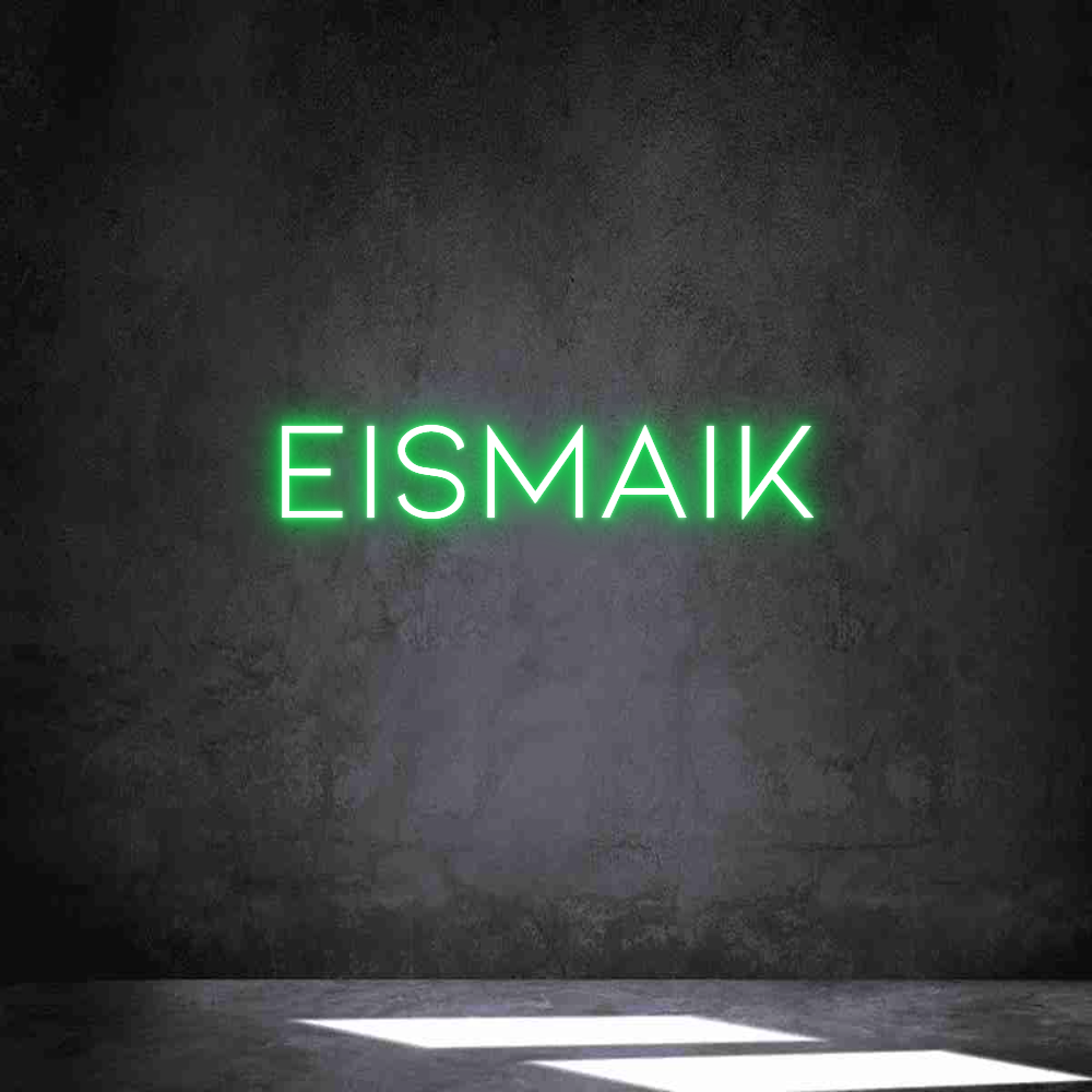 Individuelles Neon: EISMAIK