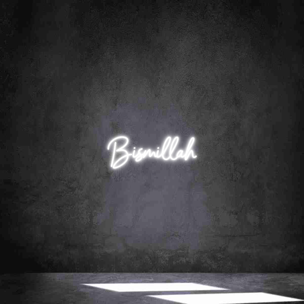 Individuelles Neon: Bismillah