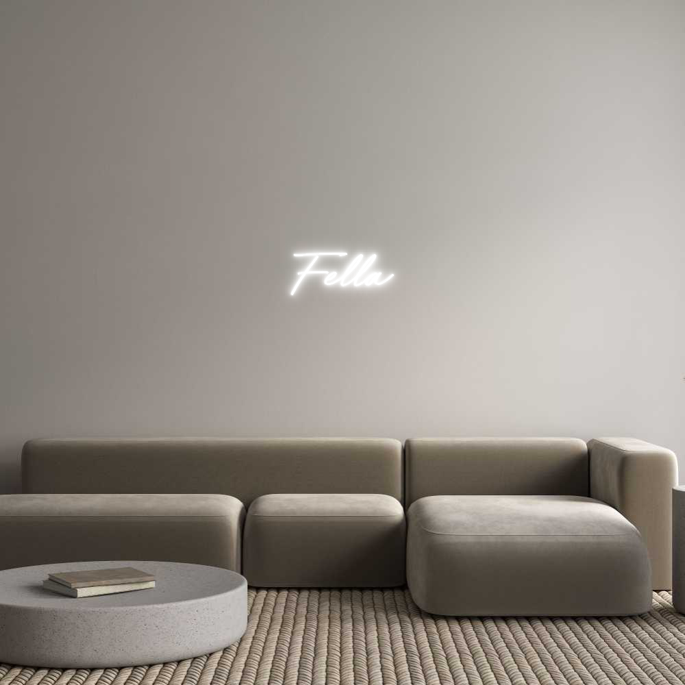 Individuelles Neon: Fella