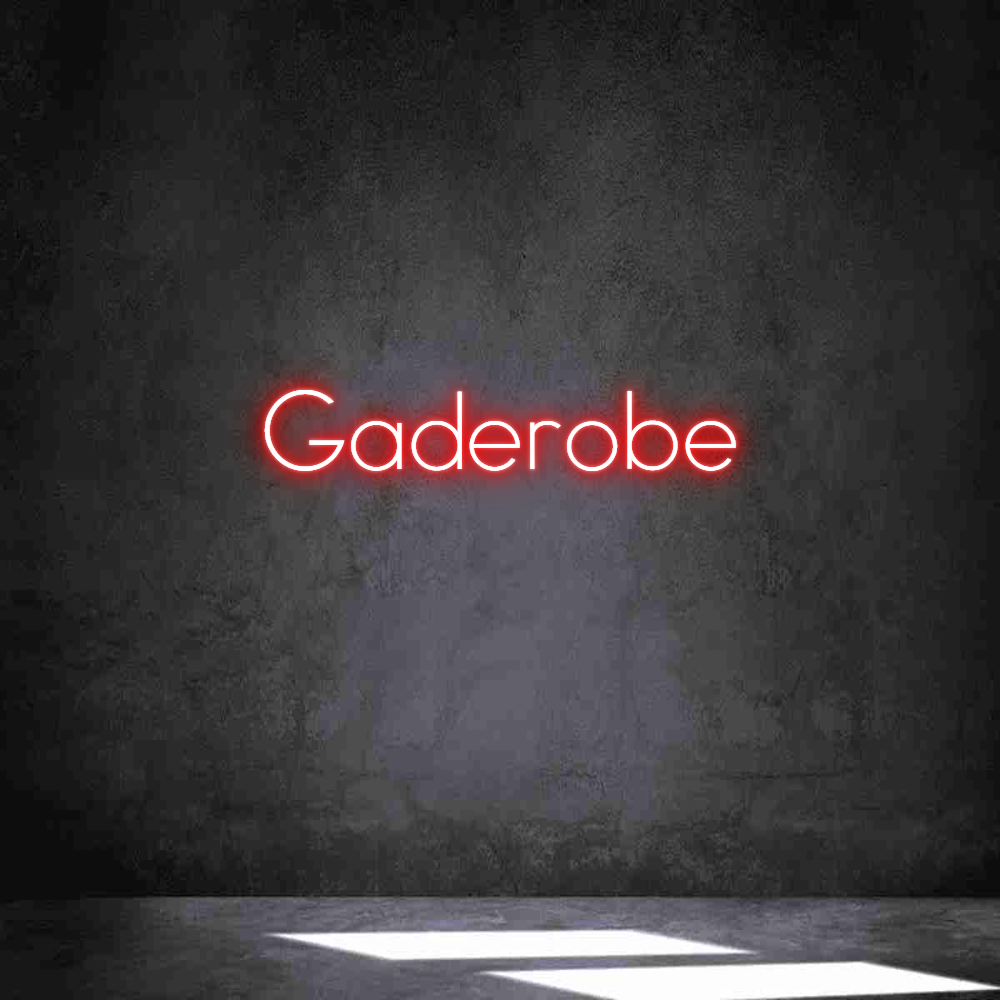Individuelles Neon: Gaderobe