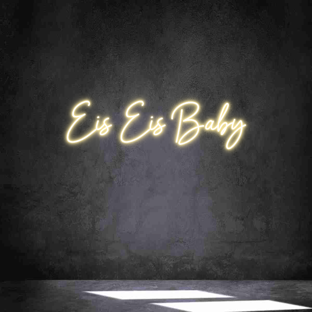 Individuelles Neon: Eis Eis Baby