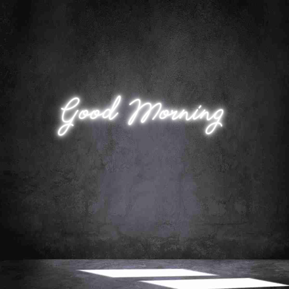Individuelles Neon: Good Morning