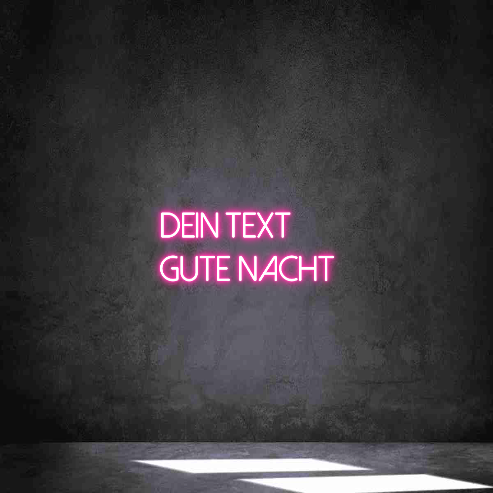 Individuelles Neon: Dein Text
Gu...