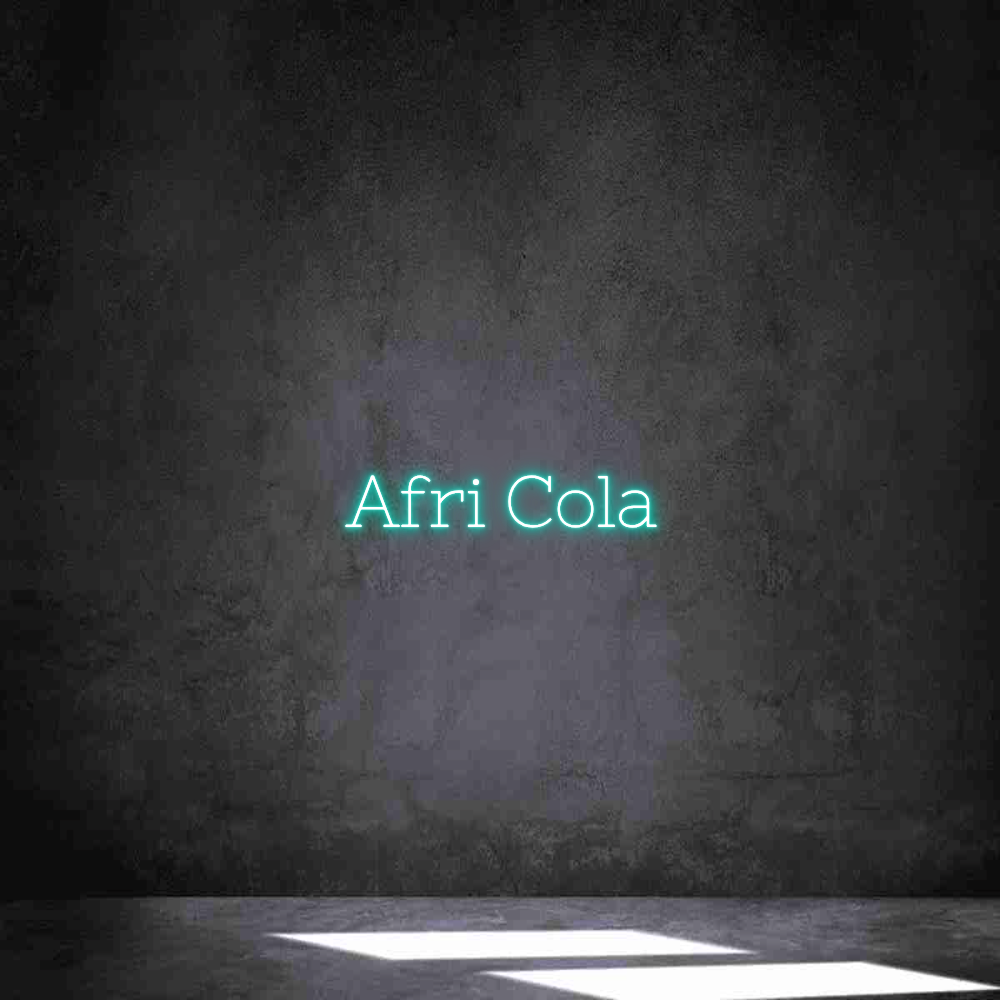 Individuelles Neon: Afri Cola