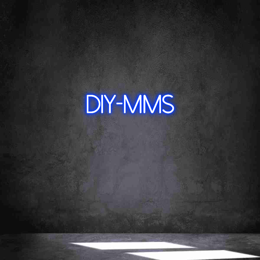 Individuelles Neon: DIY-MMS