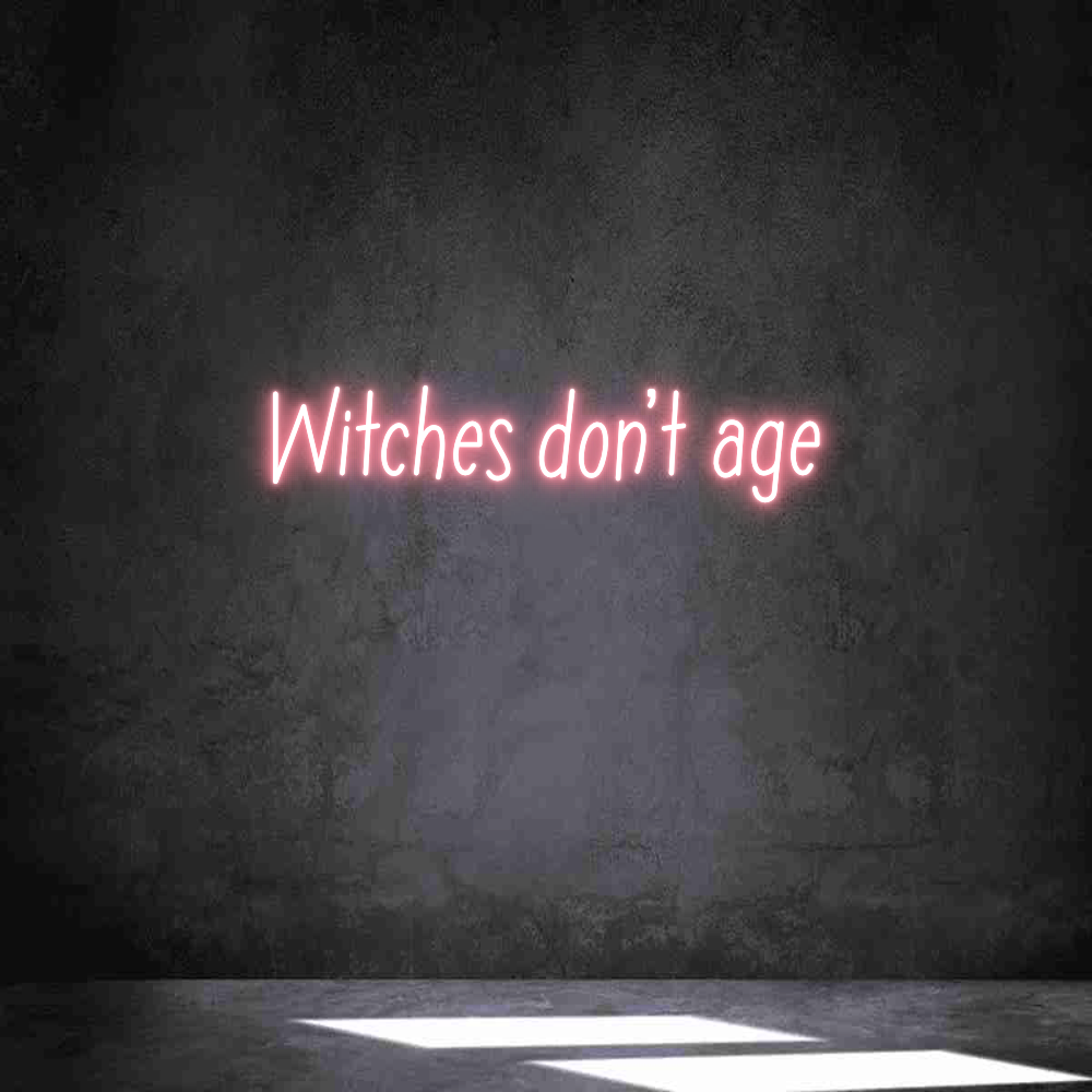 Individuelles Neon: Witches don’t...