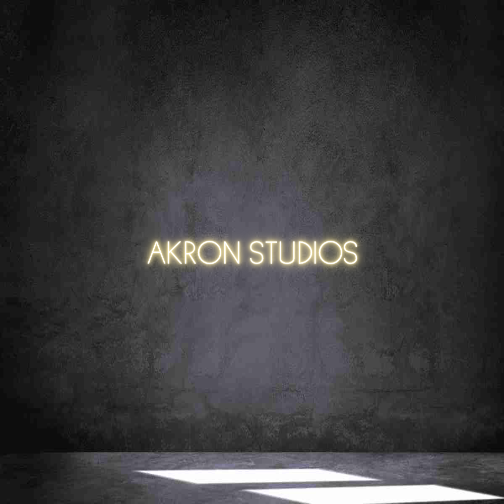 Individuelles Neon: AKRON STUDIOS