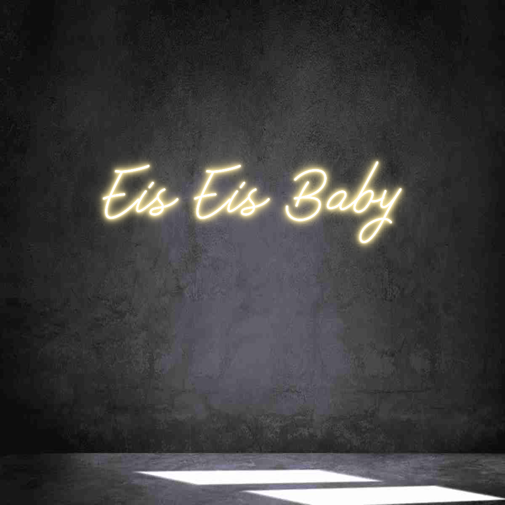Individuelles Neon: Eis Eis Baby