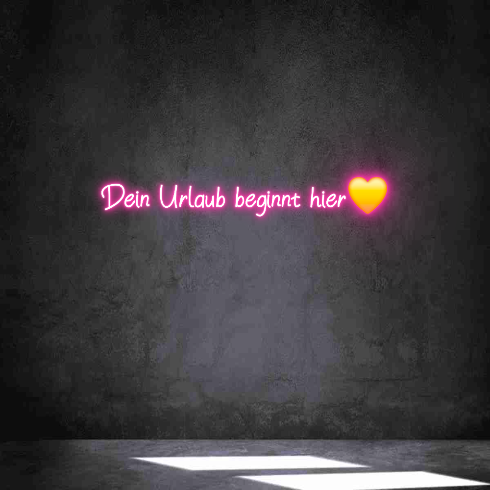 Individuelles Neon: Dein Urlaub b...