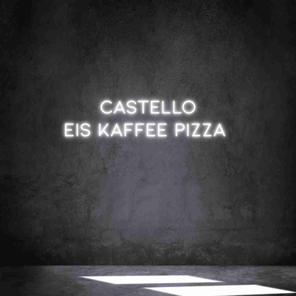 Individuelles Neon: Castello
Eis...