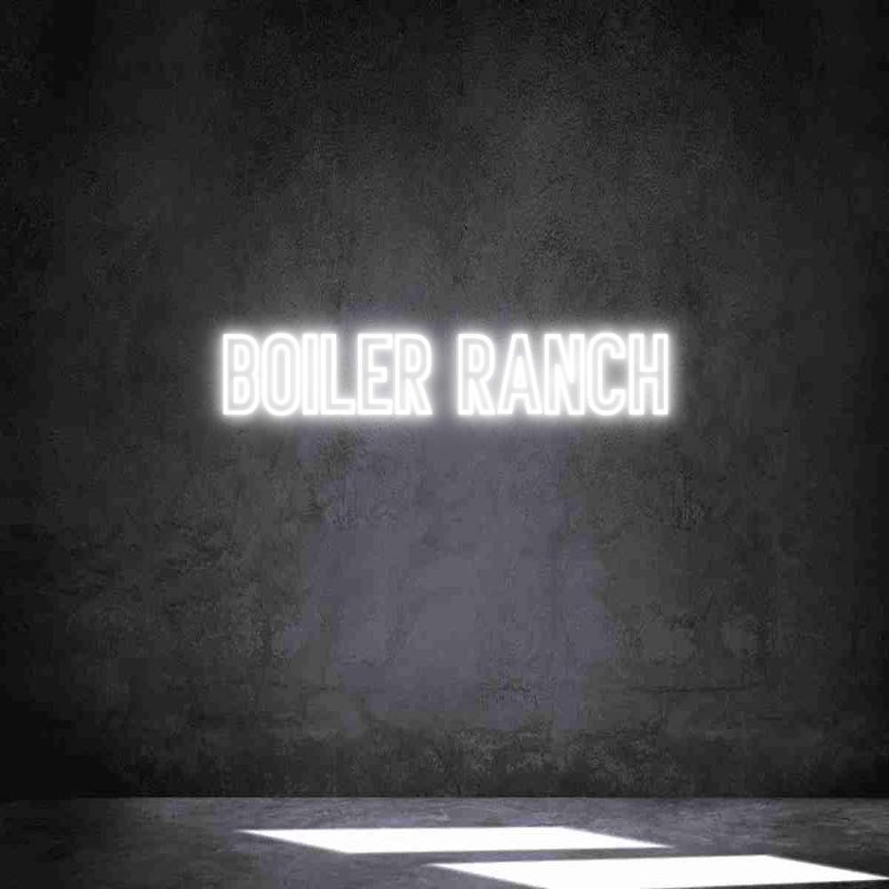 Individuelles Neon: Boiler Ranch