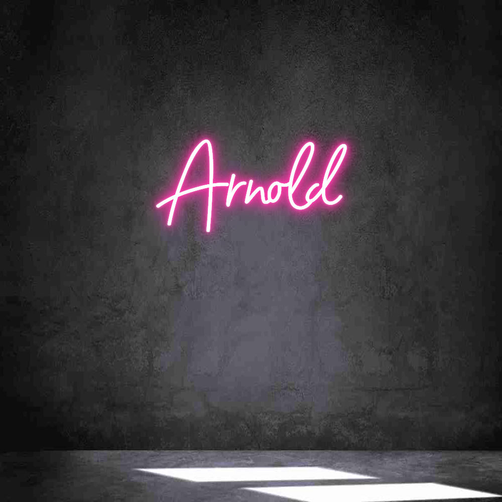 Individuelles Neon: Arnold