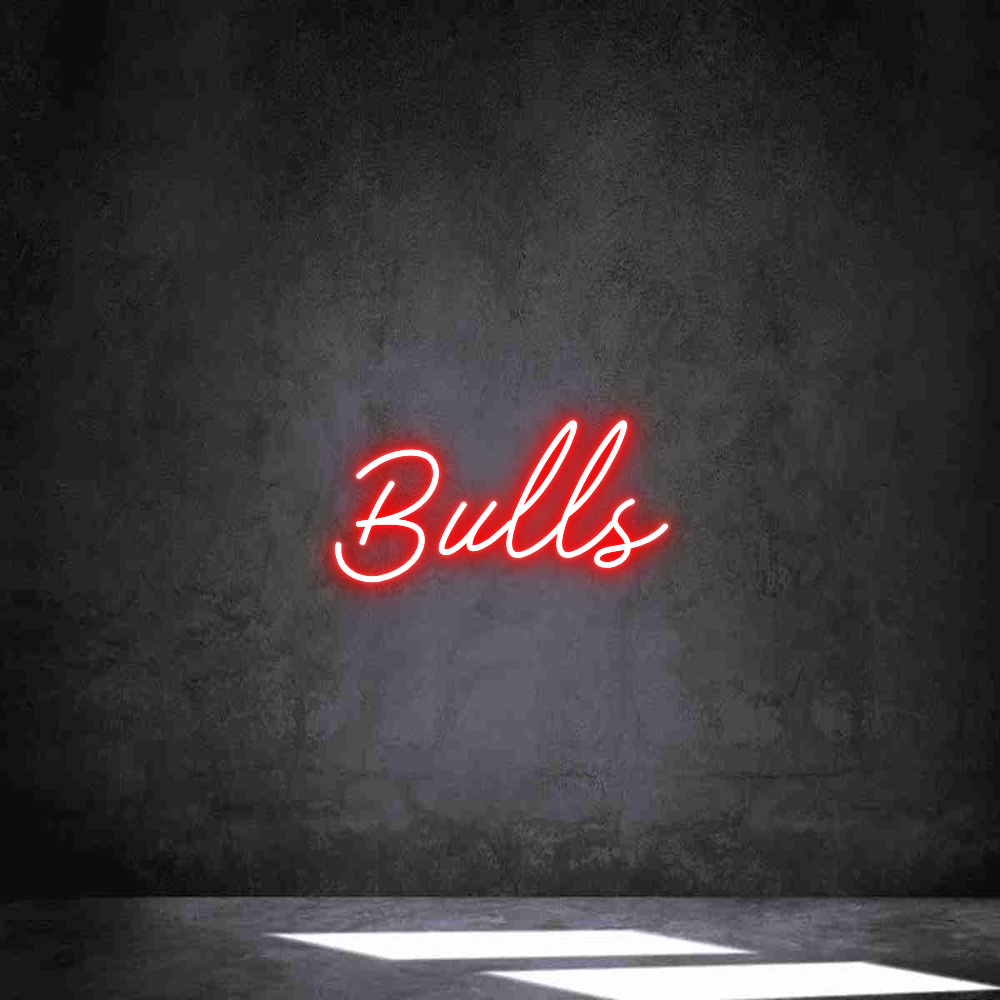 Individuelles Neon: Bulls