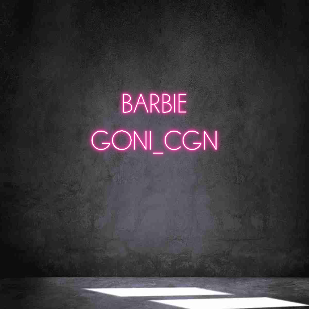 Individuelles Neon: BARBIE
GONI_...