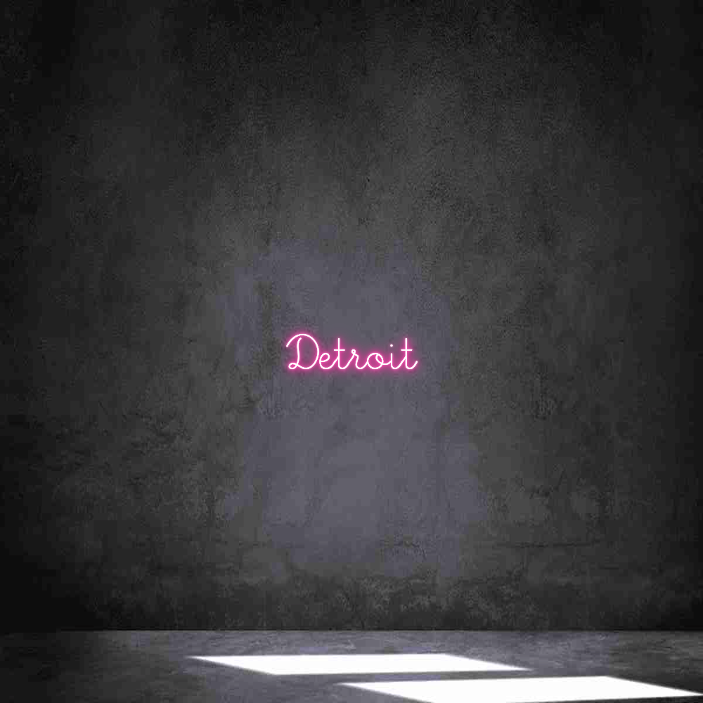 Individuelles Neon: Detroit