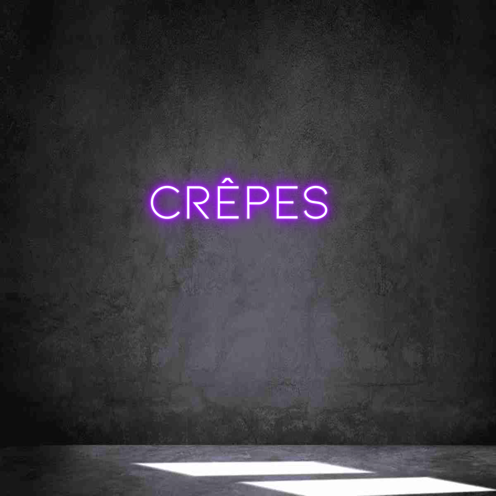 Individuelles Neon: Crêpes