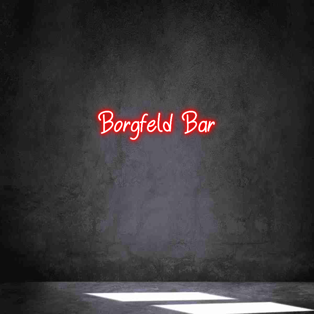Individuelles Neon: Borgfeld Bar