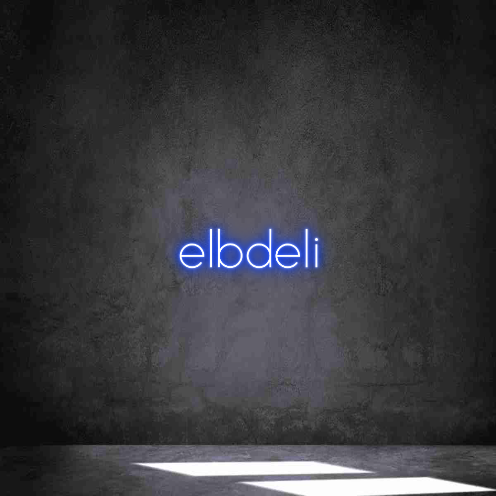 Individuelles Neon: elbdeli
