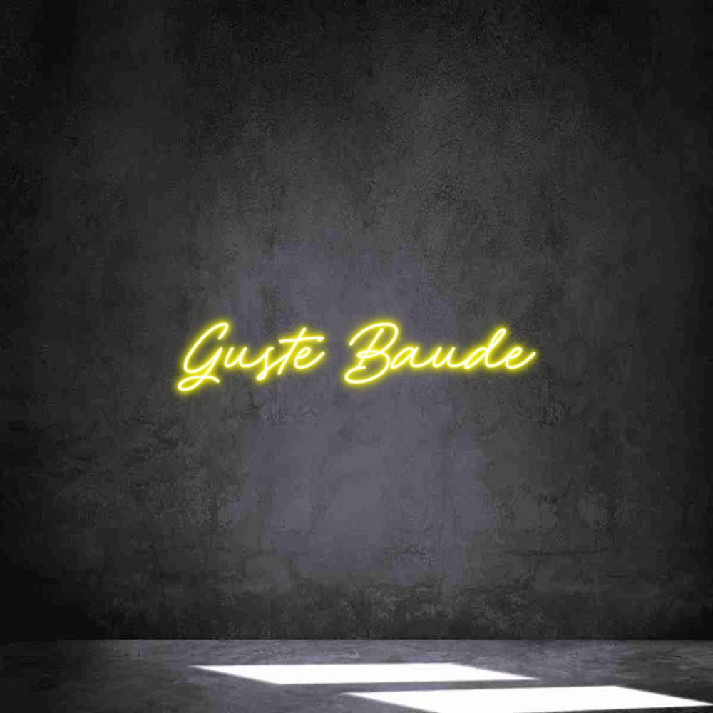 Individuelles Neon: Guste Baude