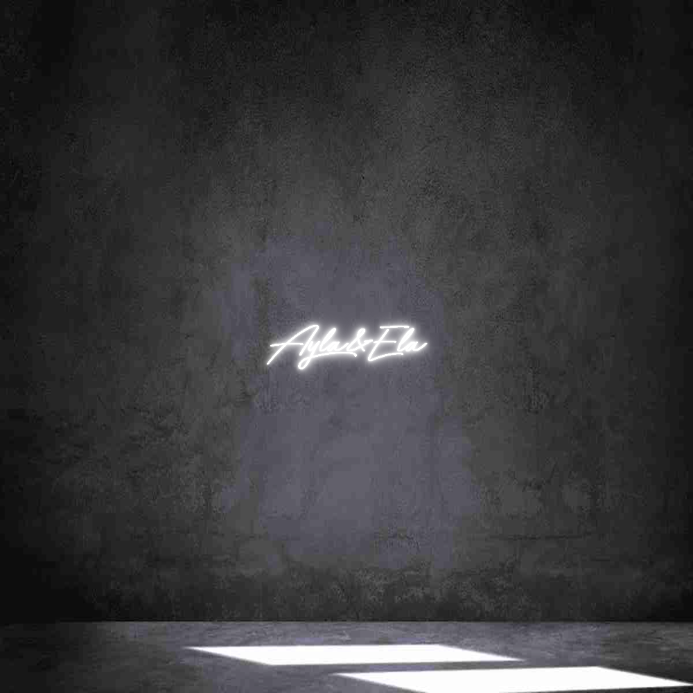 Individuelles Neon: Ayla&Ela