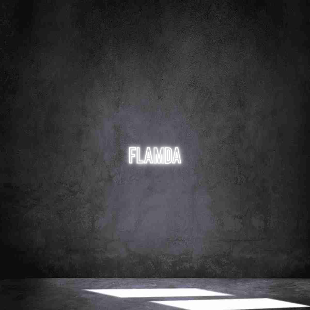 Individuelles Neon: Flamda