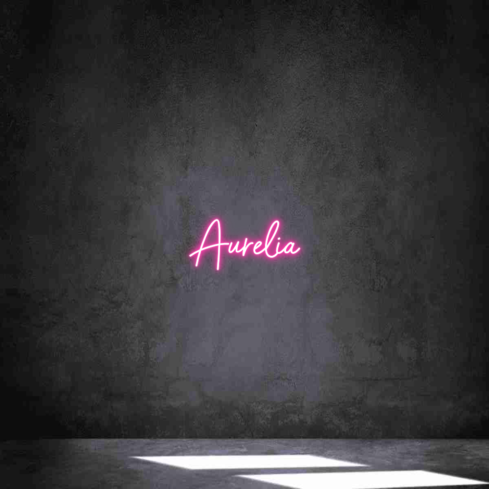 Individuelles Neon: Aurelia