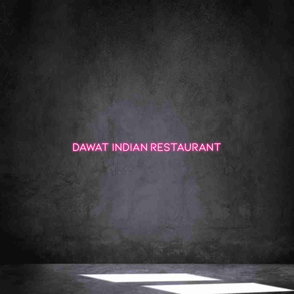 Individuelles Neon: Dawat Indian ...