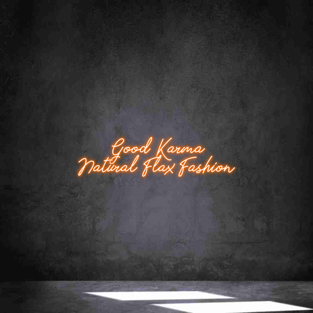 Individuelles Neon: Good Karma
N...