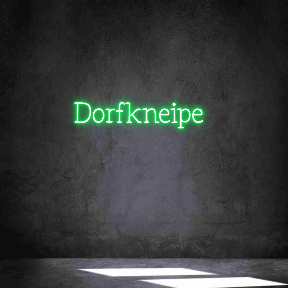 Individuelles Neon: Dorfkneipe