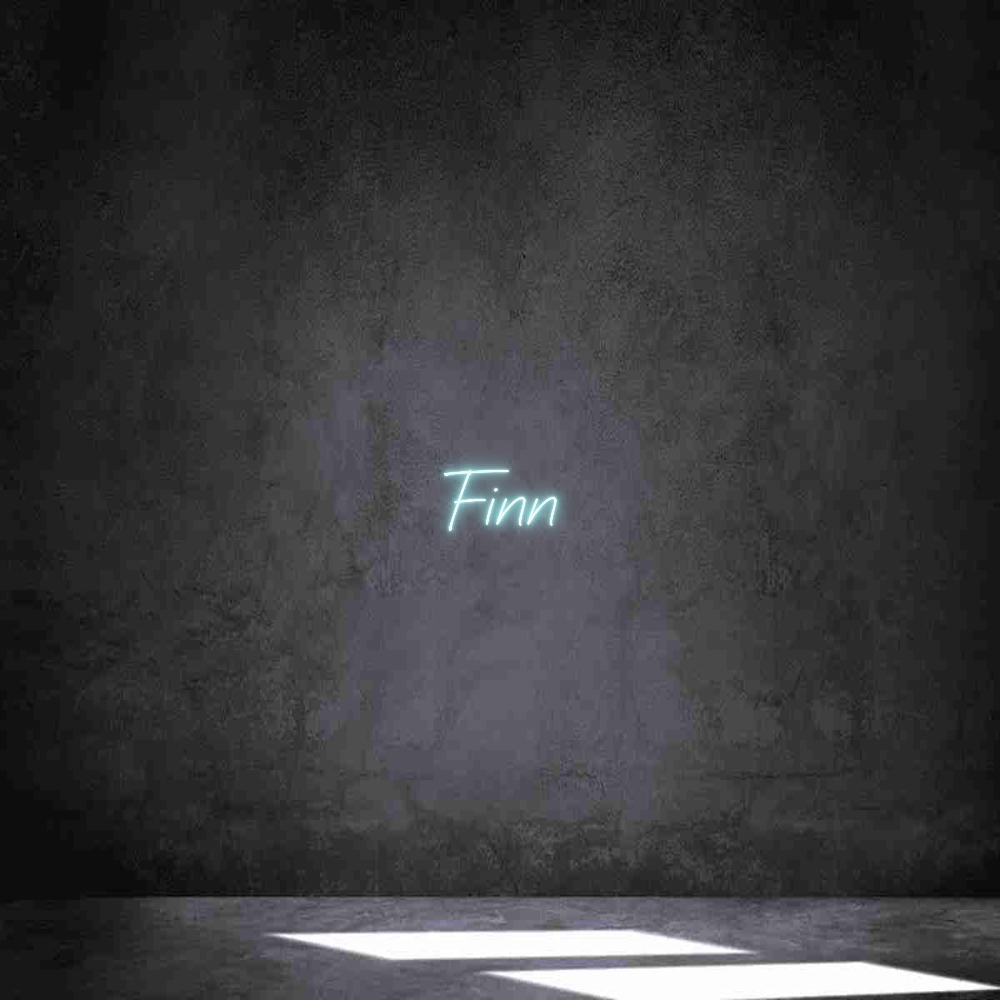 Individuelles Neon: Finn