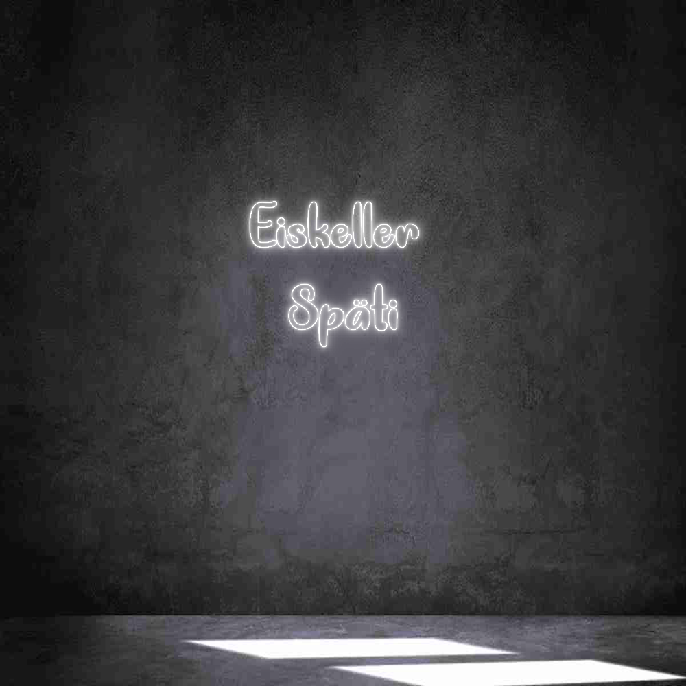 Individuelles Neon: Eiskeller 
S...