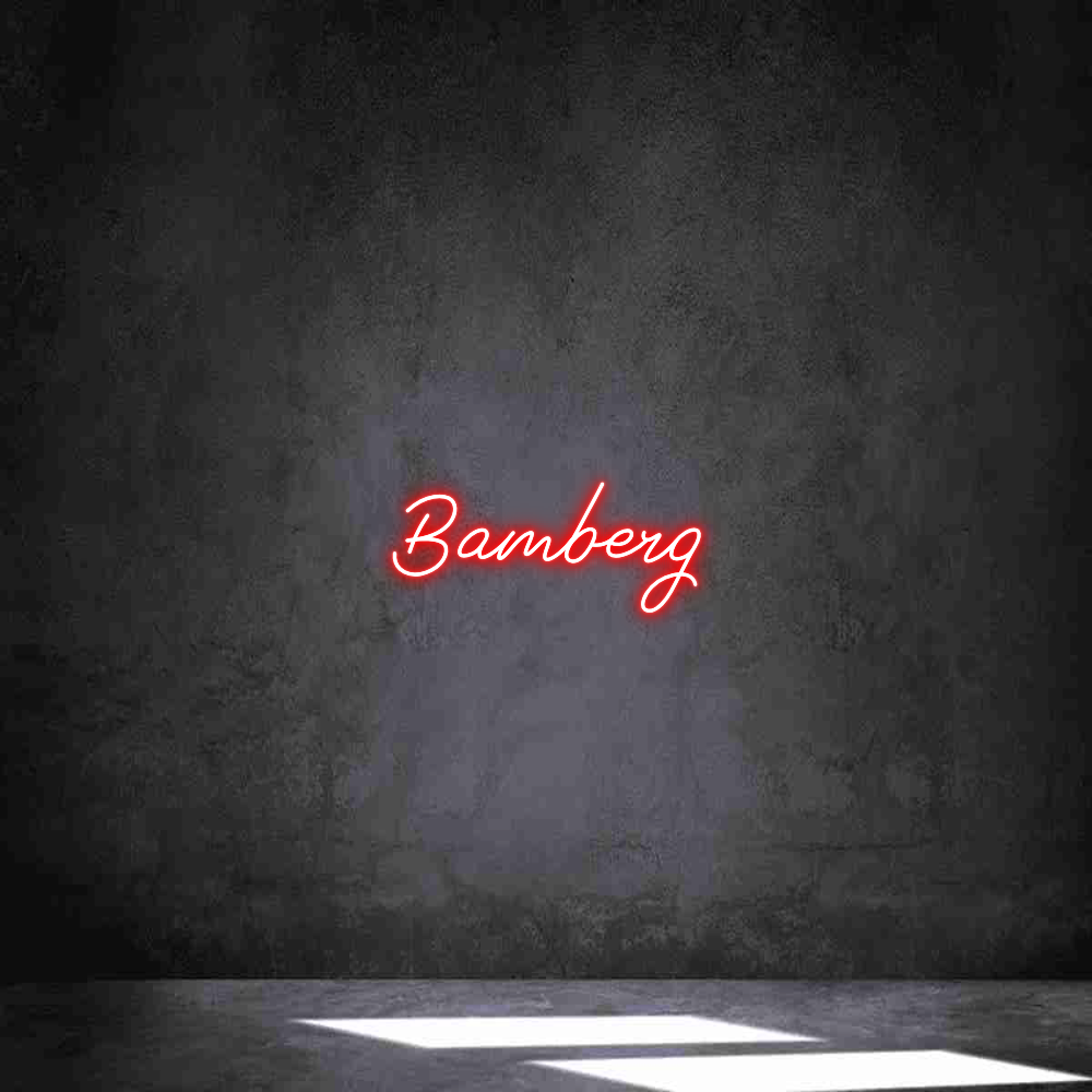 Individuelles Neon: Bamberg