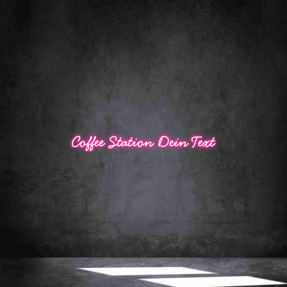 Individuelles Neon: Coffee Statio...