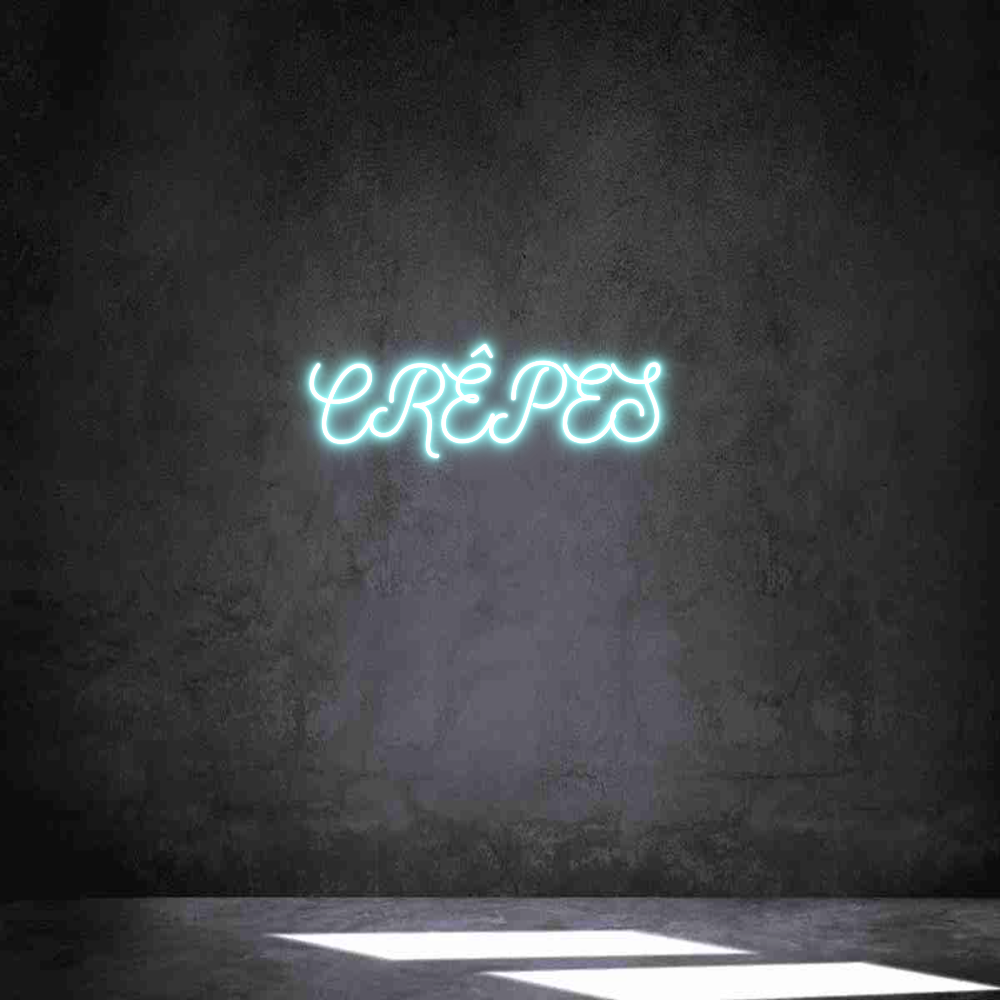 Individuelles Neon: CRÊPES