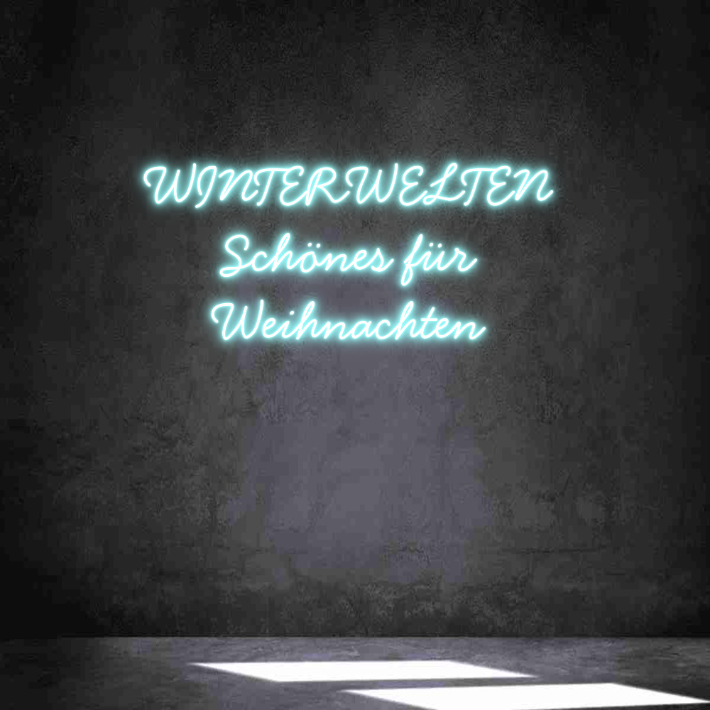 Individuelles Neon: WINTERWELTEN ...