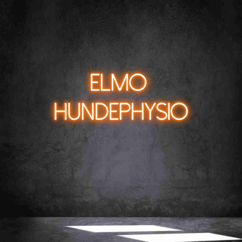 Individuelles Neon: ELMO 
Hundep...