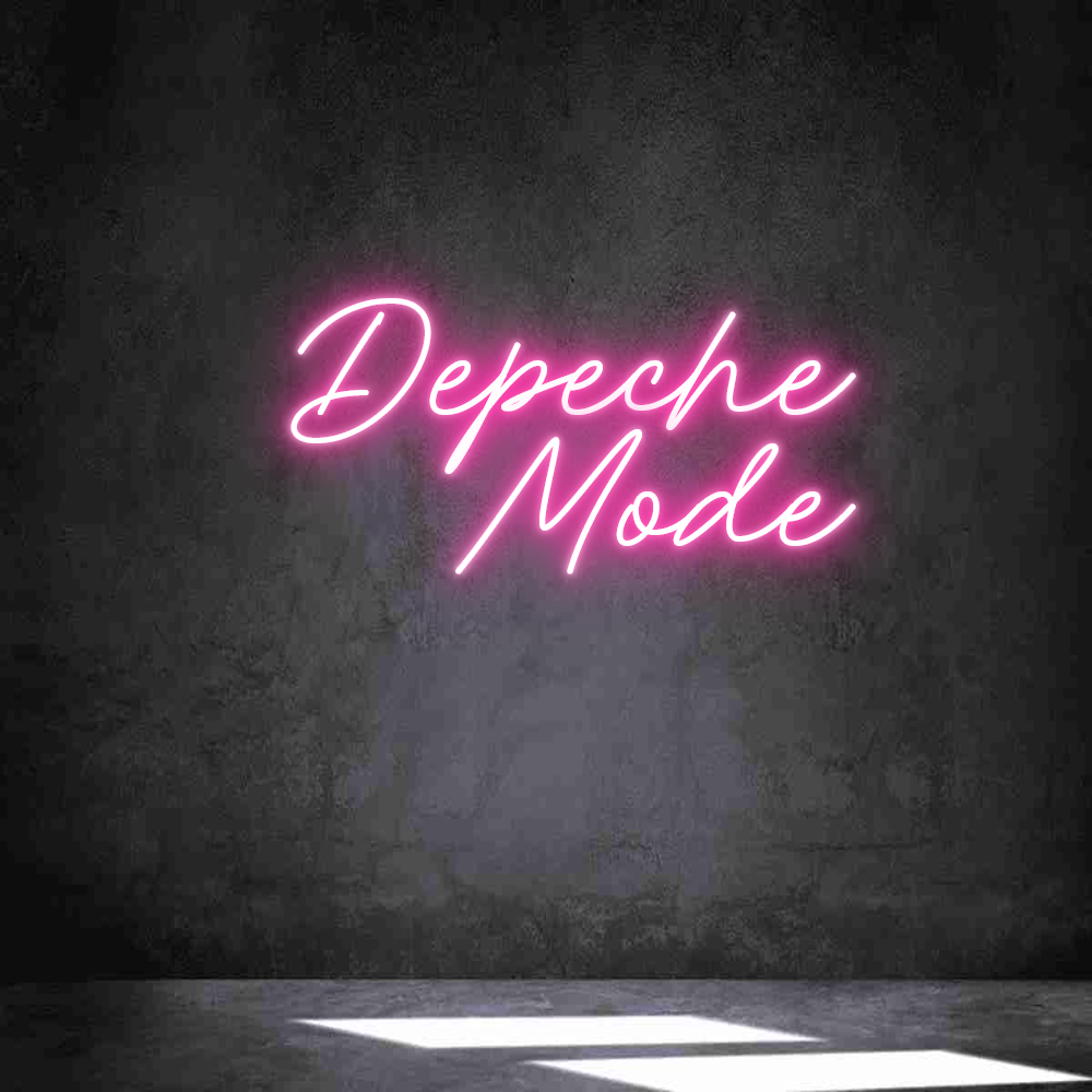 Individuelles Neon:  Depeche
Mode