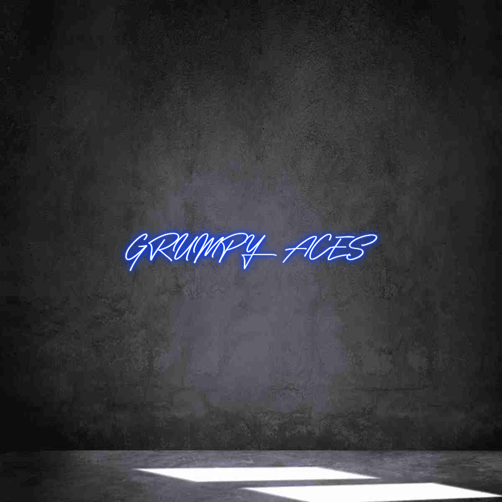Individuelles Neon: GRUMPY ACES