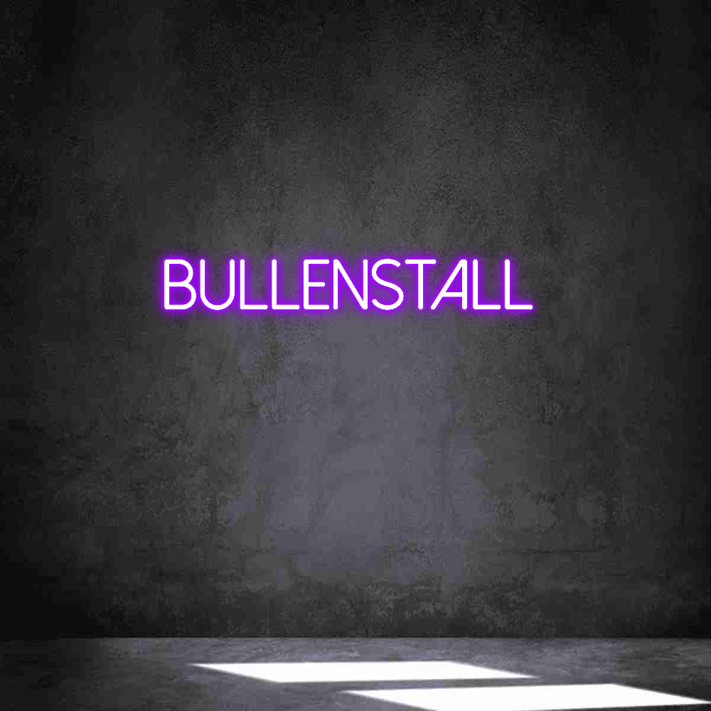 Individuelles Neon: Bullenstall