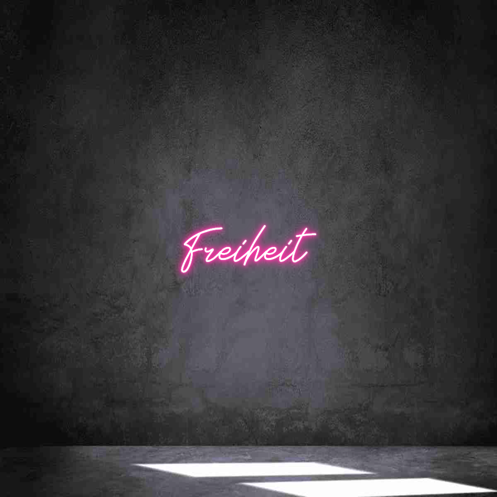 Individuelles Neon: Freiheit