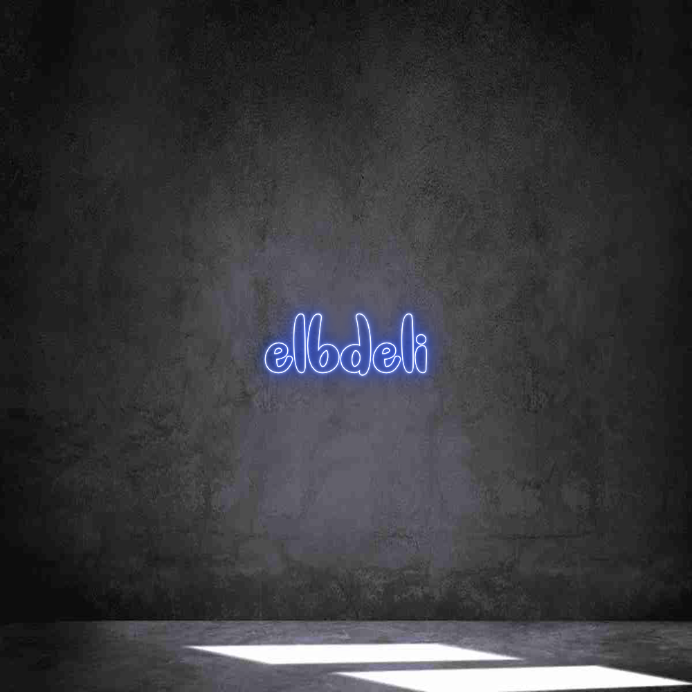 Individuelles Neon: elbdeli