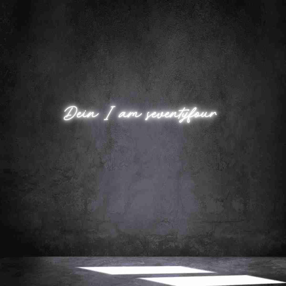 Individuelles Neon: Dein I am sev...